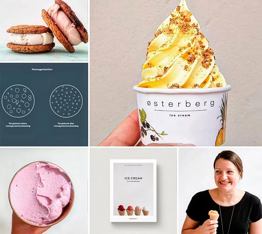  Curso de innovación en helados, presencial y en línea, en Østerberg 