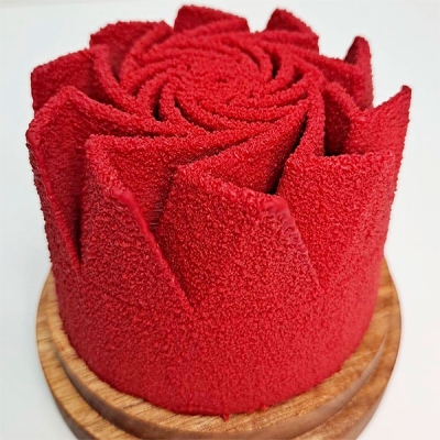 Imagen de La rosa helada de Jordi Guillem, en 3D y con frutos rojos
