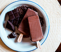 Paleta de cinco chocolates