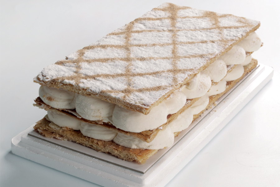 Tarta helada de milhojas Tarta helada de milhojas