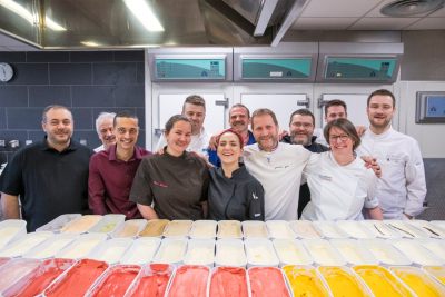 Imagen de La visión del helado de Stéphane Augé en la École Ducasse 