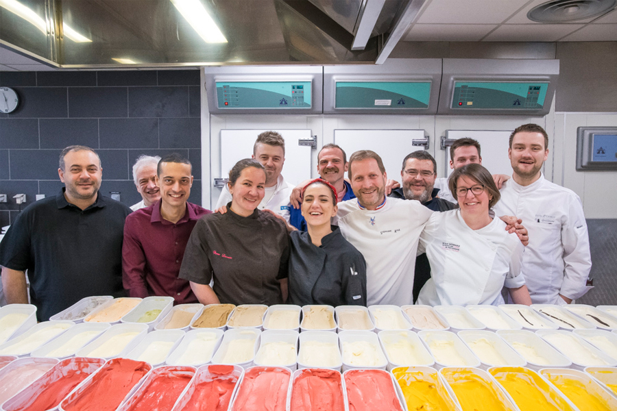 La visión del helado de Stéphane Augé en la École Ducasse 