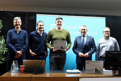 Imagen de El helado proteico de José Bolaños, Premio Arte Heladero del Curso de Experto 2022