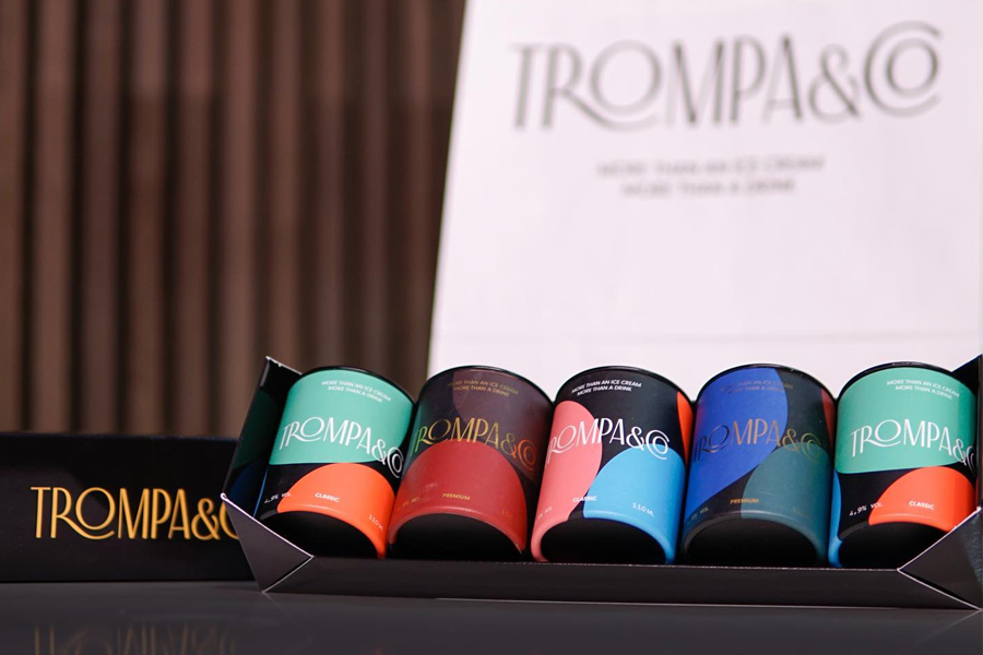 Trompa&Co, nueva marca de helados con alcohol en Barcelona