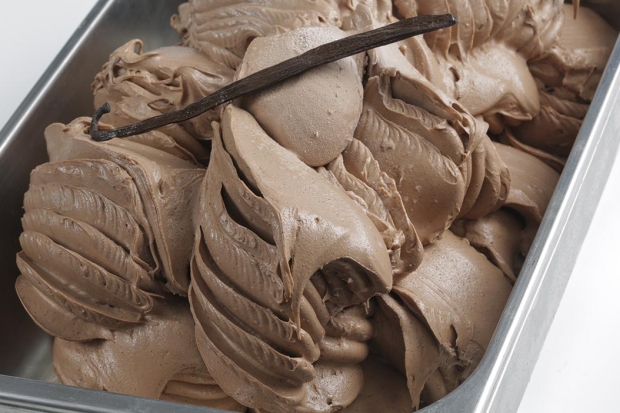 Imagen de Helado de cacao y vainilla