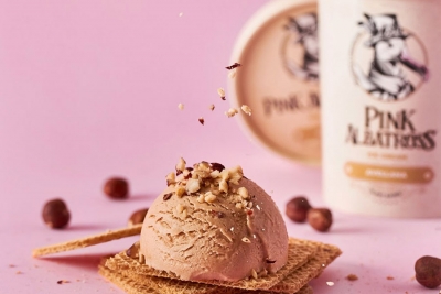 Imagen de Pink Albatross, una marca de helados vegetales con ambiciosos planes