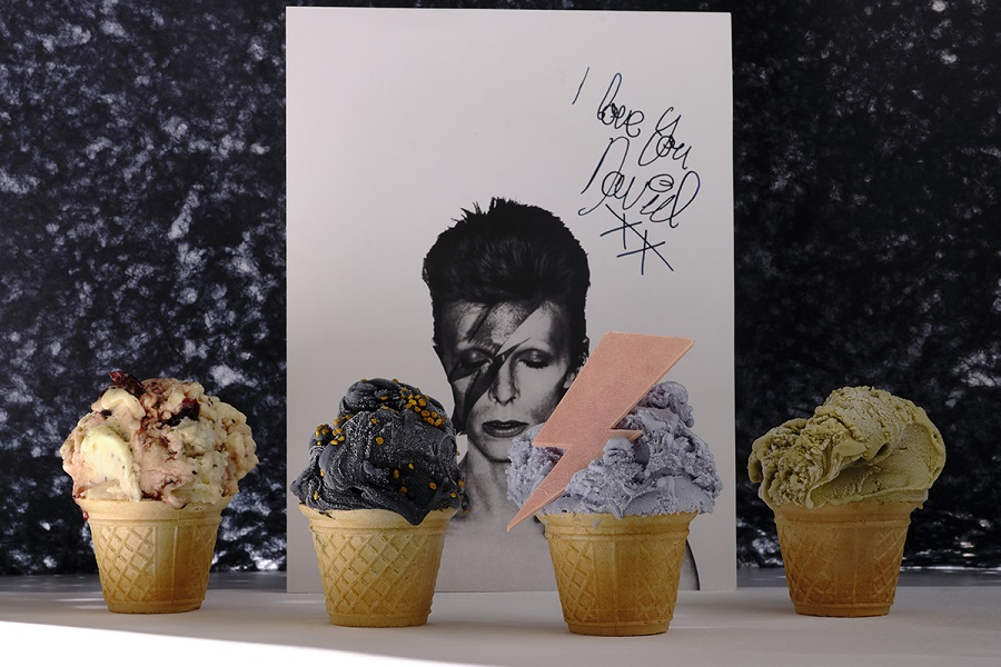 Los helados homenaje a David Bowie de Roberto Lobrano