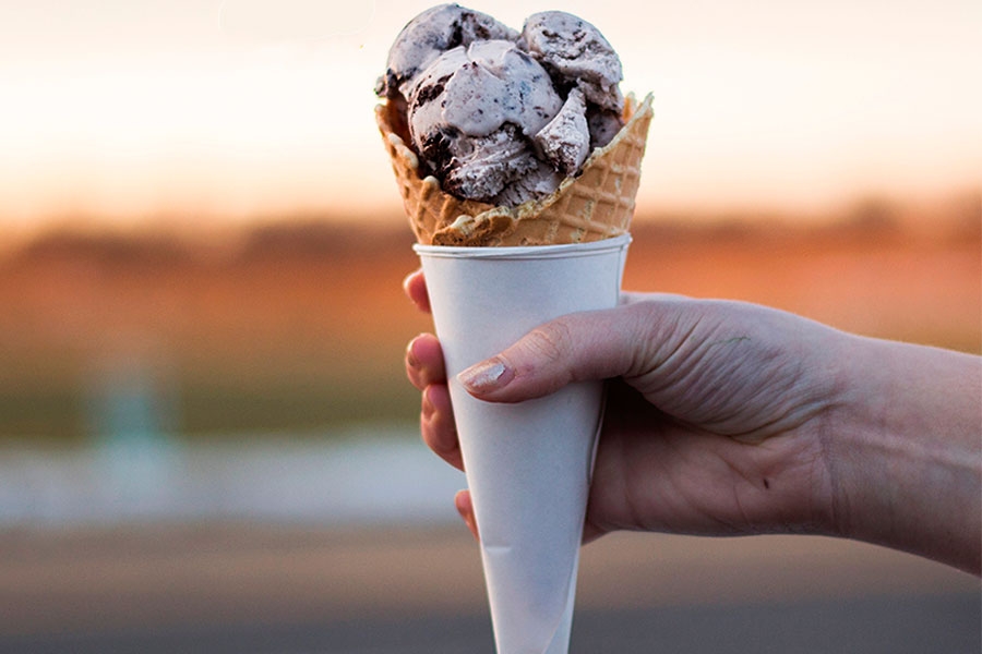 Los helados ganan peso en la aplicación Glovo