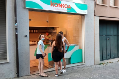 Imagen de Konkoa, la primera heladería de Marc y Jordi Rodellas 