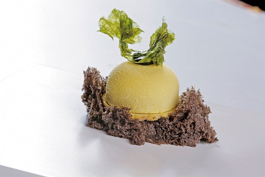 Prepostre yuzu y mar, de César Romero Prepostre yuzu y mar, de César Romero