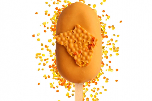 Imagen de Bombón helado de polen, queso de cabra y Dulcey de Stéphanie Vastel y Matteo Reggio 