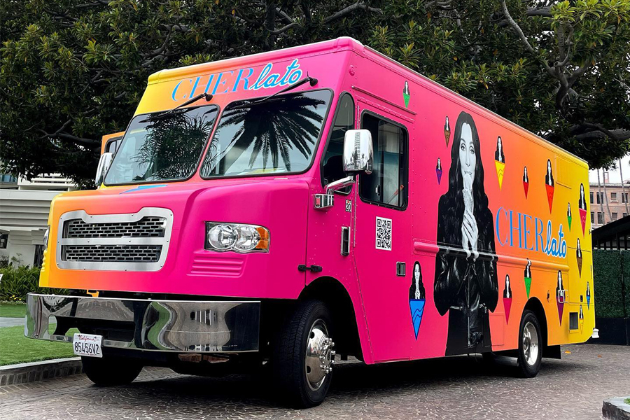 Cherlato, el camión de helados de Giapo y Cher, de ruta por Los Ángeles
