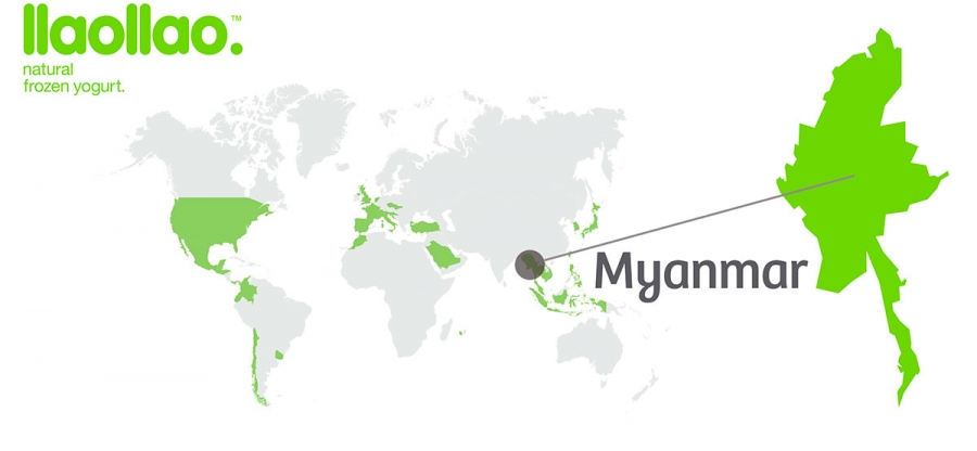 llaollao ingresa en el reducido grupo de empresas españolas en Myanmar
