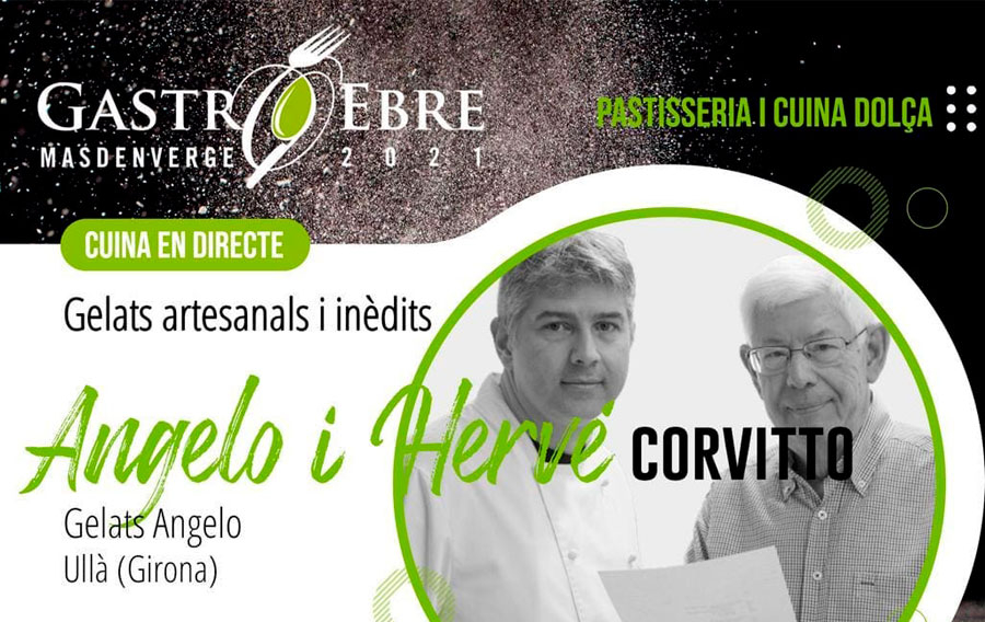 Angelo y Hervé Corvitto participan en GastroEbre con helados inéditos