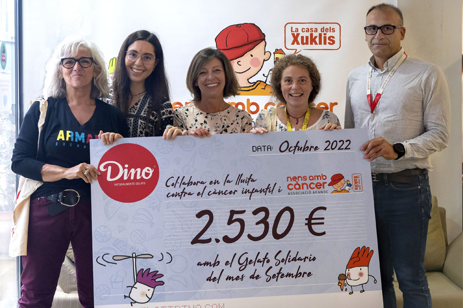 Gelati Dino recauda con un helado solidario más de 2.000 euros para el cáncer infantil