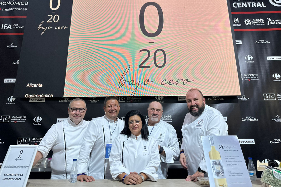 20 Bajo Cero muestra innovadores maridajes de helados de queso y vino en Alicante 