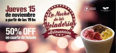 Imagen de Los argentinos, preparados para la segunda edición de "La noche de las heladerías"