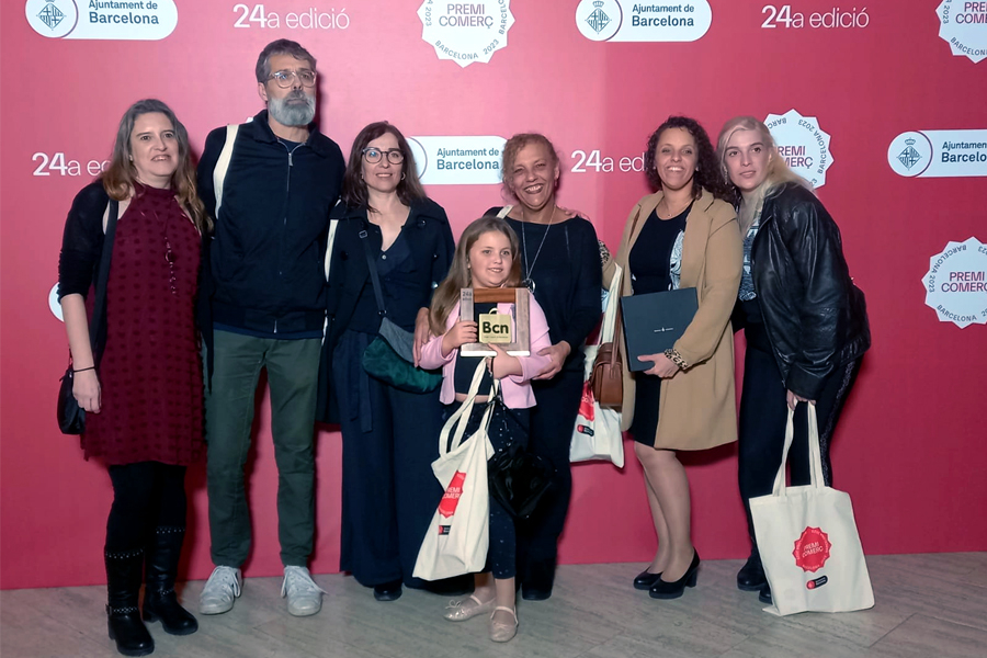 Mamá Heladera, reconocida en Barcelona con el Premio Comercio de Proximidad