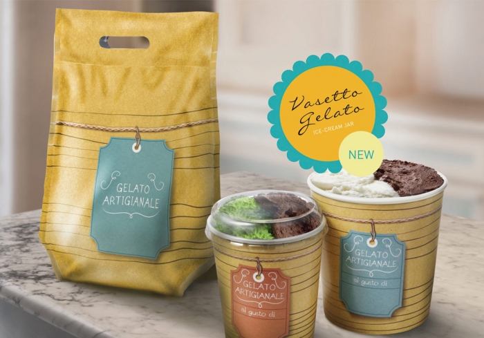 Alcas apuesta por el retro en sus envases Vasetto Gelato