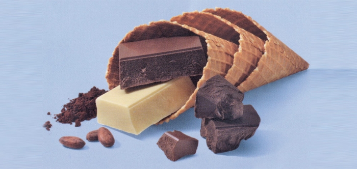 Helados de chocolate sin leche de Pernigotti