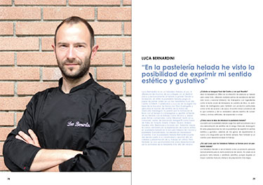 “En la pastelería helada he visto la posibilidad de exprimir mi sentido estético